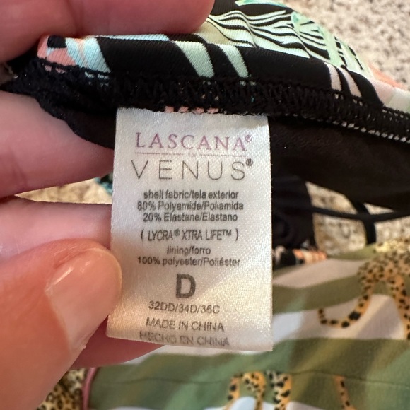 🌺 VENUS Maui Hawaii tropical strappy triangle string bikini top & bottoms SET - Picture 12 of 13